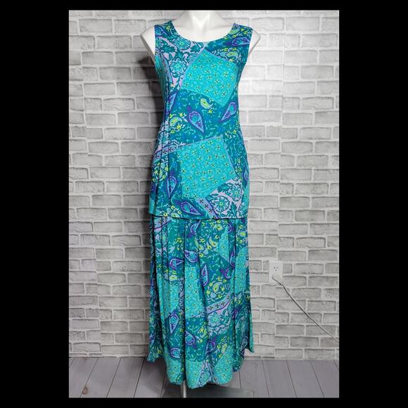 Diane Von Furstenberg Color Authority Skirt & Tunic Set, size Large - Picture 1 of 4